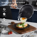 3-Quart Stainless Steel Saucepan with Lid,5-Ply Clad Base Small Pot Even Heating & Fast Boiling, Premium Saucier for Induction, Gas, Electric & Oven